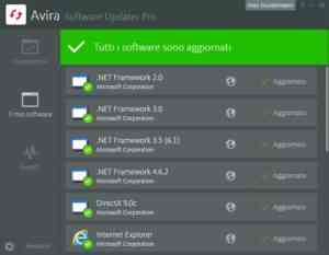 Avira Software Updater Pro My software up to date