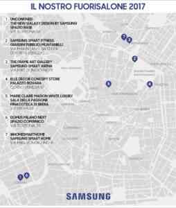 Samsung Milano Design Week Infografica