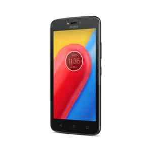 Moto C Starry Black Front Angle