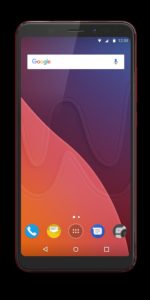 Wiko View Cherry Red Front