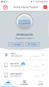 Avira Home Guard scan Android