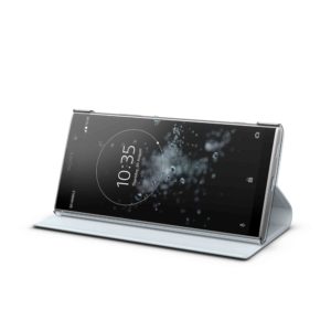 Xperia XA2 Plus Style Cover Stand silver