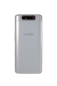 08 GalaxyA80 Ghost White back with camera