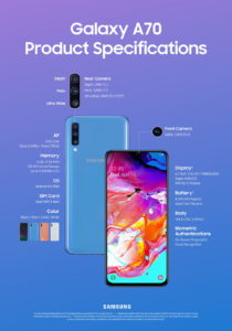 Galaxy A70 Product Specifications