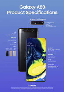 Galaxy A80 Product Specifications