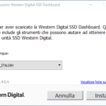 WD SSD dashboard