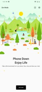 OnePlus Zen Mode Enjoy Life