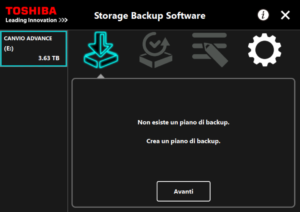 tohiba storage backup storage 5
