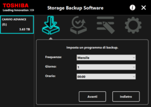 tohiba storage backup storage 7
