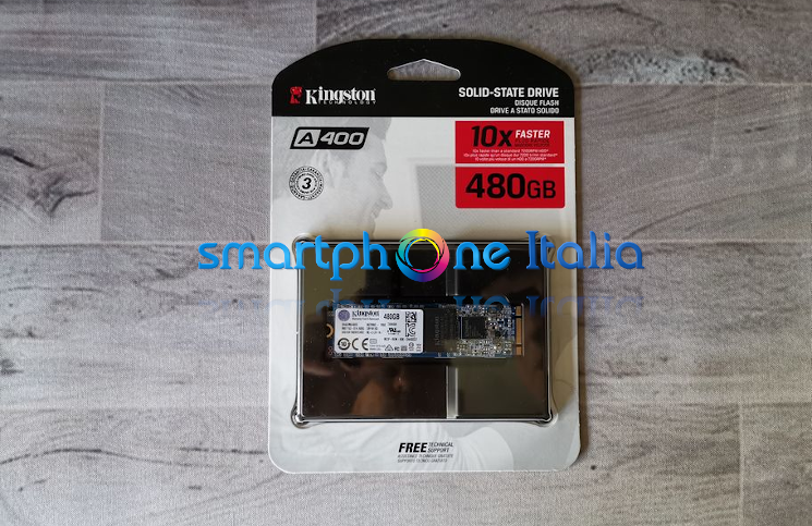 Recensione Kingston A400 SSD SA400M8/480G by Smartphone Italia - Tecno ...