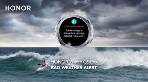 HONOR Watch GS Pro Bad Weather Alert 1080x600