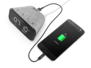 Lenovo Smart Clock Essential Birdseye USB charge