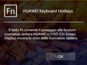 huawei keyboard hotkeys