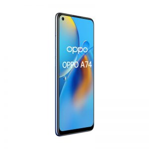 OPPO A74 Midnight Blue 45frontleft