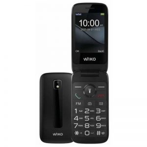 cellulare wiko f300 nero display 2 8 39 7 11cm dual sim camera vga slot microsd fino a 16gb sos call radio fm bt bat 1200mah