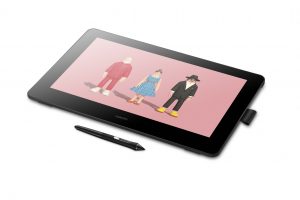 Cintiq Pro 3 4 View right without foldable legs flat Pen below 720