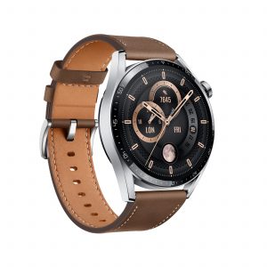 HUAWEI Watch GT3 Brown leather Front Left