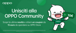 OPPO Community Lancio PR
