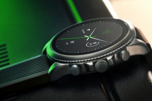 Razer x Fossil Side view and Crown