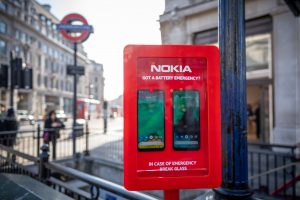 Nokia phones appear in battery emergency SOS Boxes to showcase the 3 day battery life on the new Nokia G11 and G21