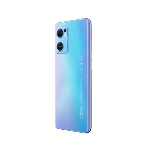 OPPO FindX5 Lite Product images Startrails Blue back45right rgb