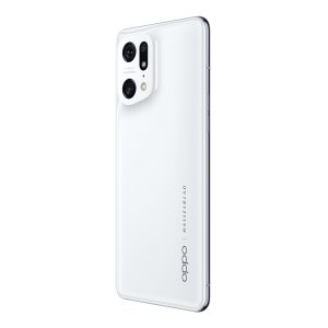 OPPO FindX5 Pro Productimages Back45 White RGB