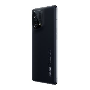 OPPO FindX5 Productimages Back45Right Blk RGB