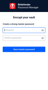 02 create master password