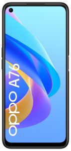 OPPO A76 product images Glowing Black front 1 RGB