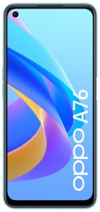 OPPO A76 product images Glowing Blue front 2 RGB