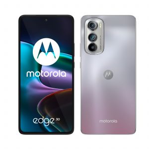 2022 Motorola edge 30 BasicPack SupermoonSilver FrontBack