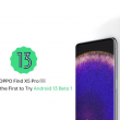 oppo find x5 pro android 13 beta 1
