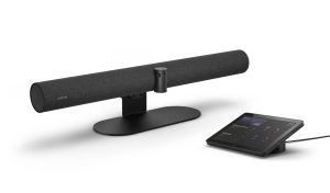 Jabra PanaCast50 VBS Video Bar with Table Stand Angled