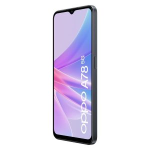 OPPO A78 5G Glowing Black 45FrontRight