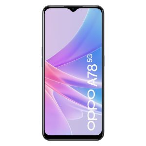 OPPO A78 5G Glowing Black Front02