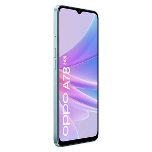 OPPO A78 5G Glowing Blue 45FrontLeft