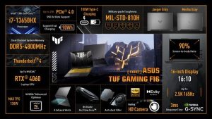 One Pager of ASUS TUF F16