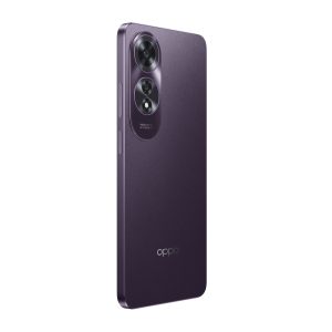 OPPO A60 Midnight Purple Back left 45