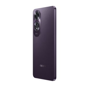 OPPO A60 Midnight Purple Back right 45