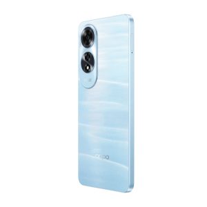 OPPO A60 Ripple Blue Back right 45