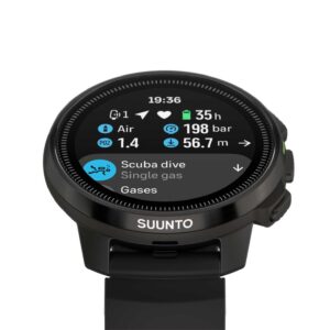 SuuntoOcean AllBlack SS050982000 front tilt scuba prestart EN