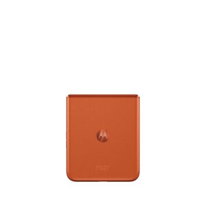 motorola razr 50 razr Spritz Orange Backside Closed