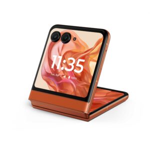 motorola razr 50 razr Spritz Orange Render 09