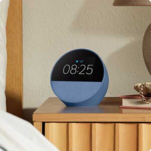 Echo Spot Blue Nightstand