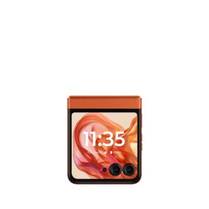 motorola razr 50 razr Spritz Orange Frontside Closed