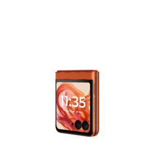 motorola razr 50 razr Spritz Orange Frontside Right Closed