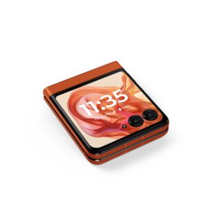 motorola razr 50 razr Spritz Orange Render 08