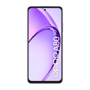 OPPO A80 5G Moonlight Purple Front con Logo2