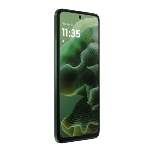 moto g35 5G Leaf Green Frontside Left