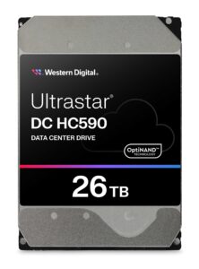 WDC Ultrastar DC HC590 26TB ProdImg front wt bkgd HR